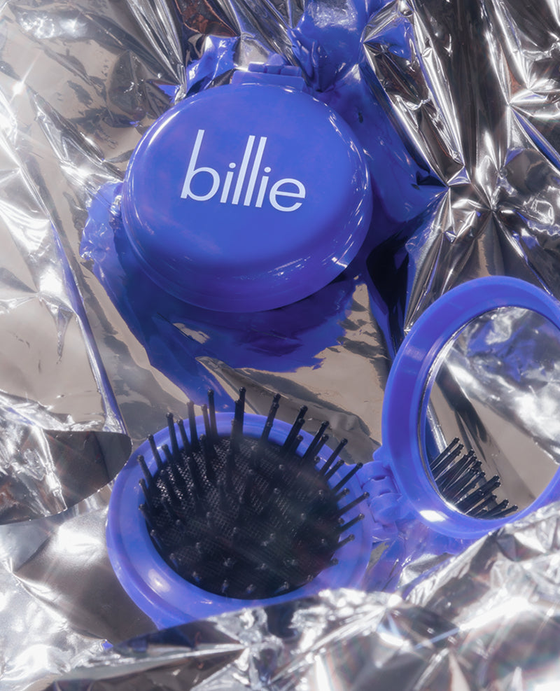Brush Mirror Compact
