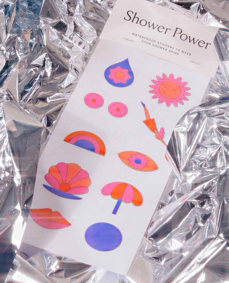 Restickable Shower Decals